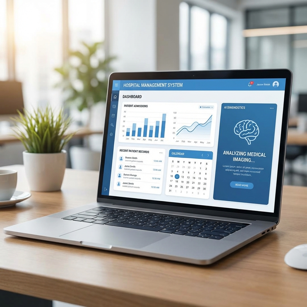 HMS AI Dashboard — live hospital management system training
